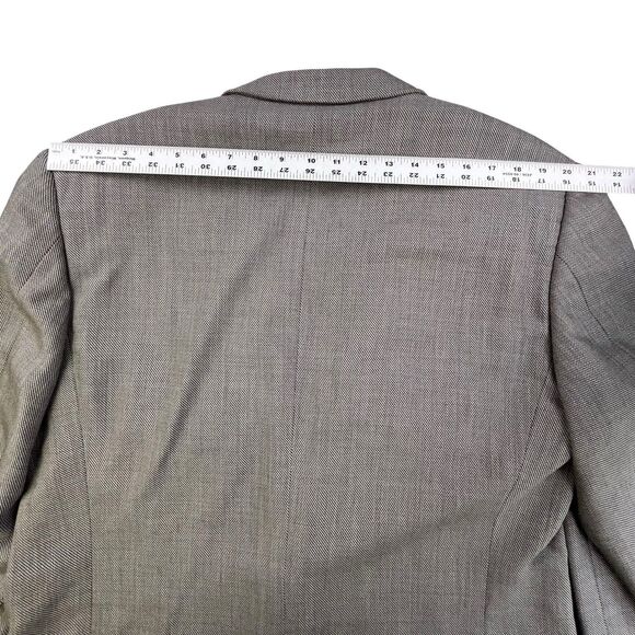 Ermenegildo Zegna Soft Blazer Men 46R Wool 2 Button Tweed Sport Coat Jacket - Picture 15 of 15